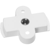 Wall Mount for YI Dome Camera and YI Cloud Home Camera Wall Mounted Bracket Holder Full Install Kit Height and Angle Adjustment for YI Home Security Cameras, White,model:White