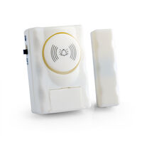 Wireless Home Security Door Window Alarm Warning System 90db Alarm Sound Magnetic Door Sensor Independent Alarm Wireless Open Door Detector,model:White