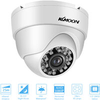 720P High Definition Analog Security Camera Surveillance CCTV Camera Outdoor Weatherproof,Infrared Night Vision,Motion Detection for Analog DVR NTSC System,model:White NTSC System