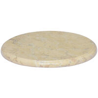 Table Top Cream ?40x2.5 cm Marble