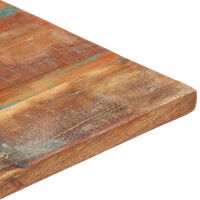 Rectangular Table Top 70x90 cm 15-16 mm Solid Reclaimed Wood