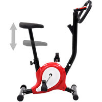 Exercise Bike with Belt Resistance Red