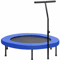 Fitness Trampoline with Handle and Safety Pad 122 cm