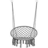 Hammock Swing Chair 80 cm Grey