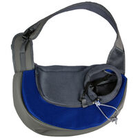 Cat Sling Carrier Dog Carrier Dog Sling Bag Pet Shoulder Bag Hands-free Dog Travel Bag,model: Blue-S - model: Blue-S