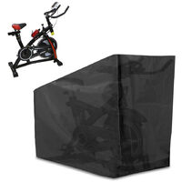Exercise Bike Cover Folding Cycling Protective Cover Dustproof Waterproof Cover Perfect for Indoor or Outdoor Use,model:Black