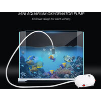 Outdoor Portable USB Rechargeable Aquarium Oxygenator Air Pump Silent USB Fish Tank Oxygen Air Pump,model: 27731