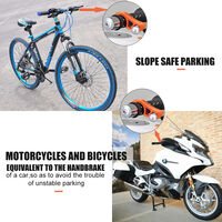 Parking?Brake?Lock?Hook Motorcycles Bicycles Lightweight Portable Ramp Parking Safety Buckle,model:Orange