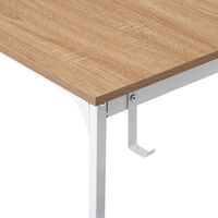 Desk Table Student Study Table Writing Desk PC Laptop Table for Small Spaces Home Office Workstation£¨Oak£©