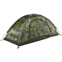 Camping Tent for 1 Person Single Layer Outdoor Portable Camouflage Travel Beach Tent,model: S
