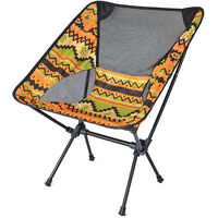 Outdoor Ultralight Portable Folding Chair with Carry Bag for Camping Backpacking Hiking Picnic Beach,model:Yellow