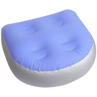 Chair Cushion Mat Inflatable Cushion Relaxing Boosters Seats Spa Inflatable Cushion with Suction Cup,model:Black