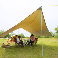 Foldable Tent Tarp Support Poles Multi Sections Steel Camping Tent Poles for Headroom Canopy Porch Awning Sun Shade Sails Support,model: 2.0 meters