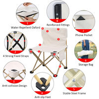 Folding Camping Chair Ultralight High Back Chair for Outdoor Backpacking Camping Hiking Fishing,model: L