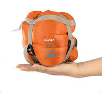 Lixada 190 * 75cm Outdoor Envelope Sleeping Bag Camping Travel Hiking Multifunction Ultra-light 680g,model:Orange