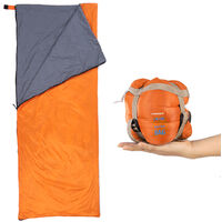 Lixada 190 * 75cm Outdoor Envelope Sleeping Bag Camping Travel Hiking Multifunction Ultra-light 680g,model:Orange