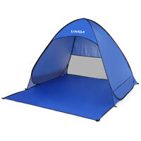 Lixada Automatic Instant Pop Up Beach Tent Lightweight Outdoor UV Protection Camping Fishing Tent Cabana Sun Shelter,model:Royal Blue S