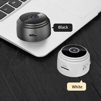 1080P Wireless Camera Mini Hidden Camera with Motion Detection Portable Night Vision Surveillance Camera for Aerial Home Indoor Outdoor Security,model:Black