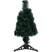 Artificial Slim Christmas Tree with Stand 64 cm Fibre Optic