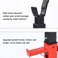 2PCS Squat Rack,Home Simple Split Barbell Rack,Bench Press Barbell Rack Set Fitness Equipment