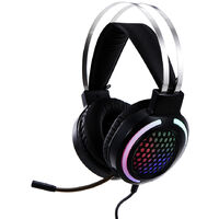 Gaming Headset With Microphone,Laptop Desktop Headset,With Phantom Rgb Light Effect,3.5mm+USB Interface