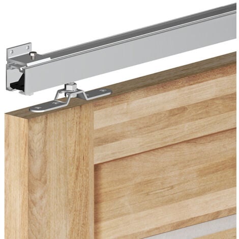Aluminium-Laufschiene 200 cm für SLID'UP 160, 170, 190, zur Ergänzung, für Durchgangstüren, Holztüren, Glastüren