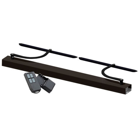Slid'Up MW100 Elektrische Fensterläden Funk schwarz für 2 Flügel, bis 150 cm