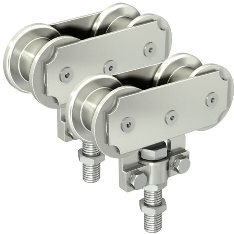 Rollapparat (2 Stk.) bis 300 kg für SLID'UP 1700-300 Schiebetorbeschlag