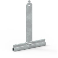 Aufhängefeder für Rolladen Maxi, mit Nase, 205 mm kunststoffbeschichtet