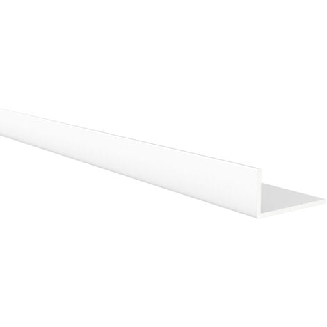 Profil alu blanc finition bordure rayon 9/11mm épaisseur 28mm - NORDLINGER  - Mr.Bricolage