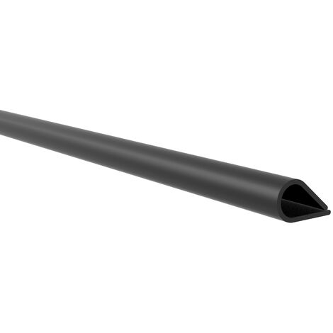 Profil 672 - Joint pince PVC armé noir