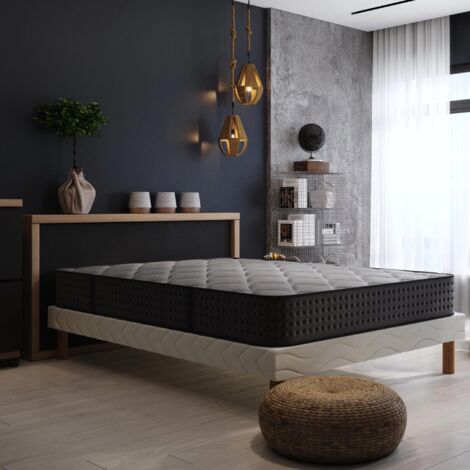 KENAN - Ensemble sommier + matelas 26 cm 160x200