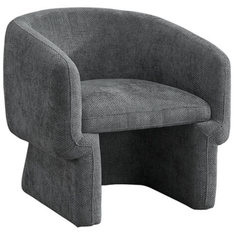 KAYLI - Fauteuil cabriolet en tissu gris