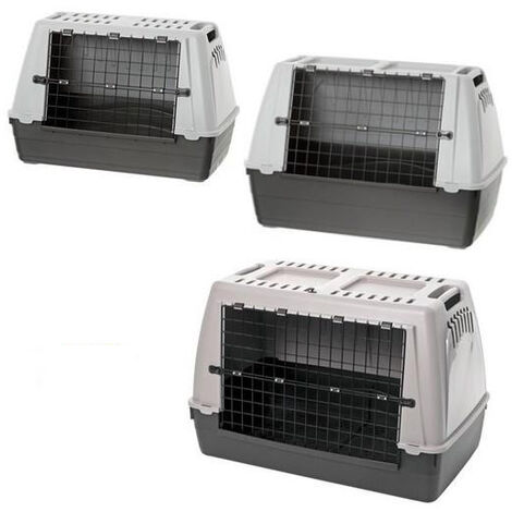 Cage de transport pour chiens DogBox Pro double. Caisses de transport.  Morin : Accessoires pour le transport et le voyage en voiture, pour chien  et chat