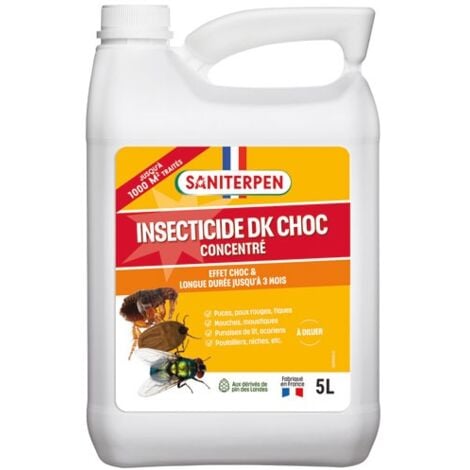 Insecticide DK - Désinfectant Saniterpen Désignation : Insecticide DK  Conditionnement : 5 litres Saniterpen 460110