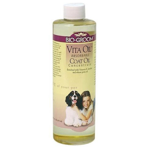 Vita Oil - concentré d’huile absorbable - Bio Groom Désignation : Vita Oil - concentré d’huile absorbable  Conditionnement : 472 ml Bio Groom 452100