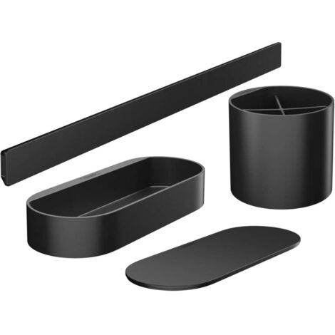 HANSGROHE WallStoris Ensemble d'accessoires pour la salle de bains noir mat 27968670