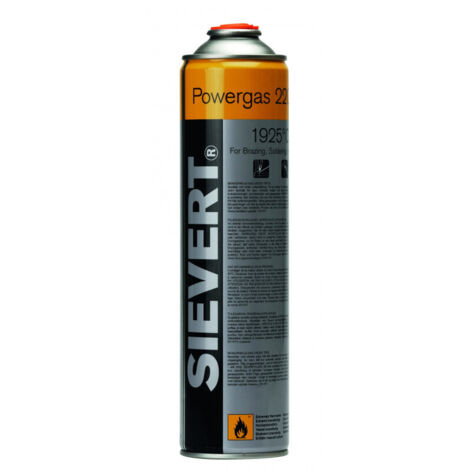 Cartouche gaz vissable Powergas 1925° 600ml SIEVERT SI220483