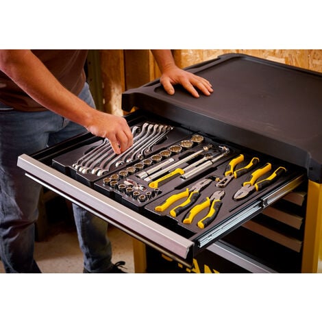 KS Tools - Servante RACING 5 tiroirs équipée de 184 outils
