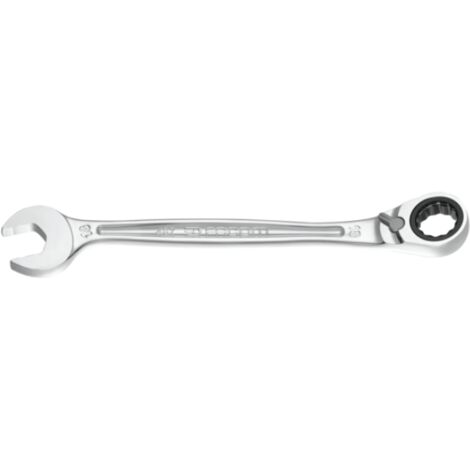 Clé à fourche Gedore de 30 mm avec extrémité coudée à 15