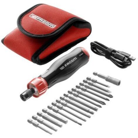 Facom – Visseuse électrique 0.9Nm – Moteur à balais – Vitesse 300tr/min – Pour vissage rapide en série – Tournevis torx