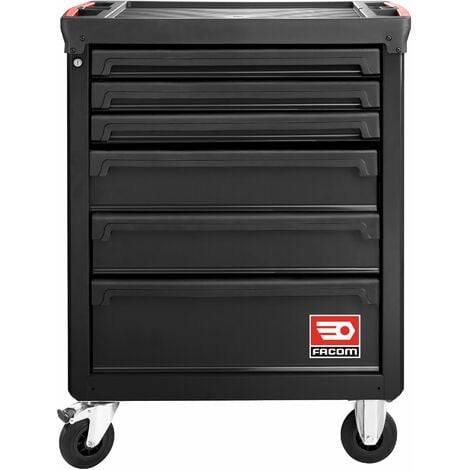 FACOM Servante d'atelier ROLL M3 6 Tiroirs Noire - ROLL.6NM3APF