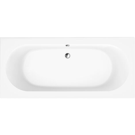 Villeroy & Boch – Baignoire rectangulaire 2 places 1800 x 800 mm – Acrylique renforcé blanc – Surface antidérapante – Évacuation centrale