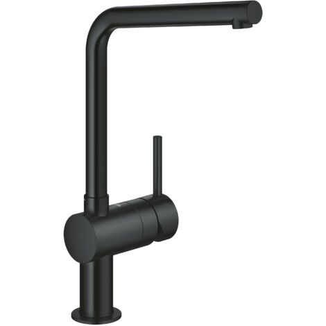 Grohe – Mitigeur évier cuisine monocommande bec tube pivotant – Hauteur 150mm – Débit 11,5 l/min – Système d'installation rapide – 31375KF0 (1/5)