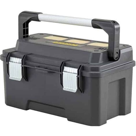 Stanley – Boîte à outils Pro 51 cm avec plateau coulissant et compartiments – Structure polypropylène haute résistance – FMST175792