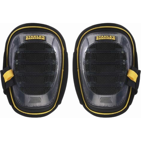 Stanley – Genouillères gel avec coque stabilisatrice pour professionnels – Confort mousse mémoire – Résistantes à l’abrasion – FMST829601