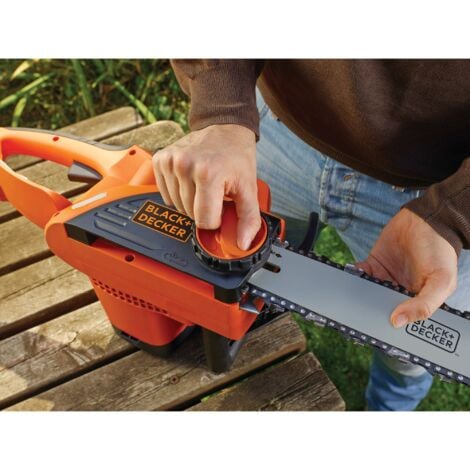 Tronçonneuse Filaire 2000W 40 cm avec Vitesse 12,5 m/s, Réservoir de 150 ml, Tendeur de Chaine Sans Outil, CS2040-QS