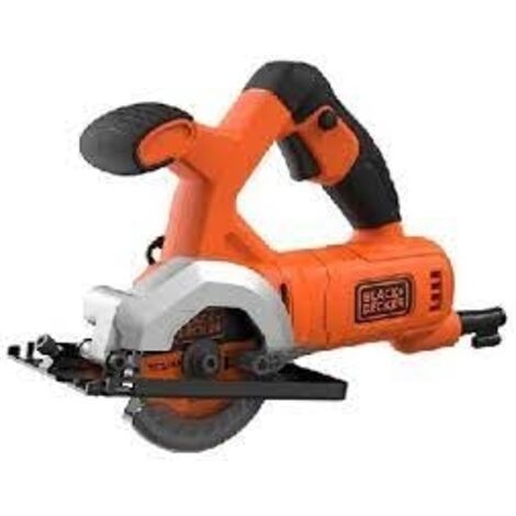 Black & Decker – Scie circulaire filaire 400W Ø85mm – Profondeur de coupe 27mm – Vitesse 3600 trs/min – Inclus 2 lames – BES510KQS (1/8)