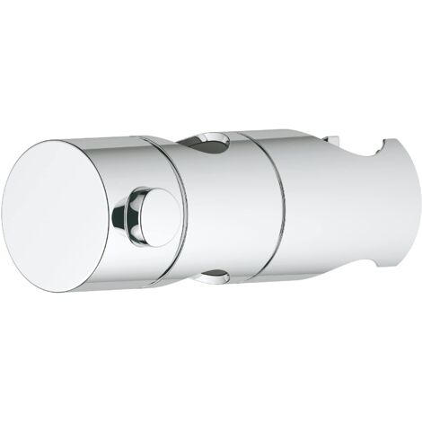 Support de douchette amovible Vitalio pour barre de douche Ø 22 mm – Revêtement chromé GROHE StarLight – Installation facile – 27723000