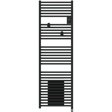 Thermor – Sèche-serviette électrique connecté Riva 5 – Puissance 1750W avec soufflerie 1000W – Fonction Boost – Commande digitale avec écran LCD
